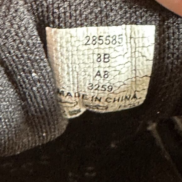 Lands End Sandals Mens 8 B Hiking Fishermans Flats Brown Suede Mesh Drawstring - Picture 7 of 7